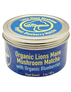 Lions Mane Mushroom Blueberry Coconut Matcha