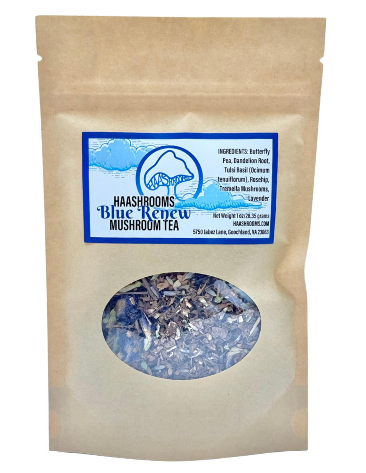 Blue Renew Tea with Tremella Mushroom