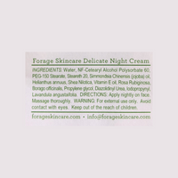Shiitake Mushroom Night Face Cream for Delicate Skin